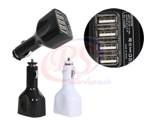 CAR CHARGER USB 4PORT PS077