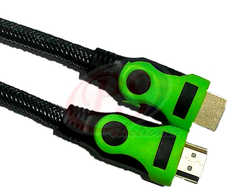 CABLE HDMI TO HDMI 15M V1.4สีเขียว