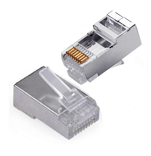 JACK RJ45 CAT5 หัวเหล็ก 10PCS