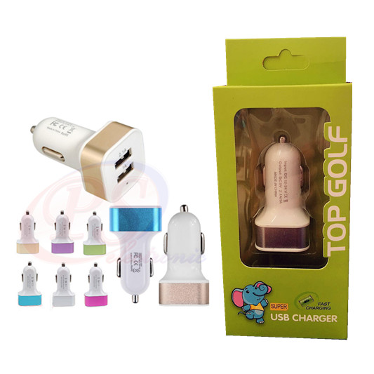 CAR CHARGER USB 2PORT PS120