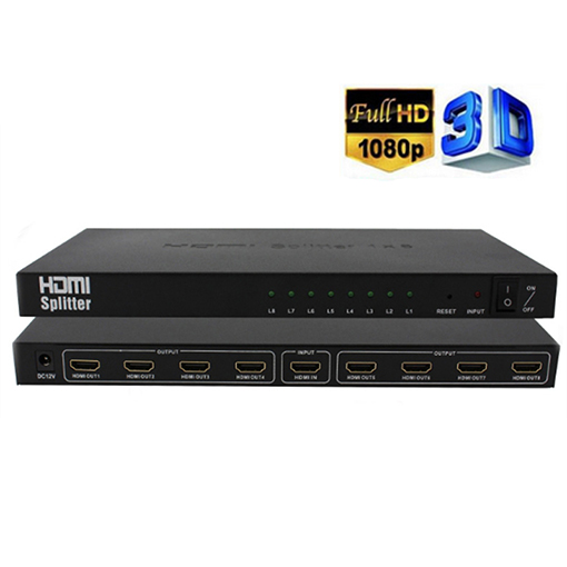 กล่องแยกจอ HDMI Splitter 1/8