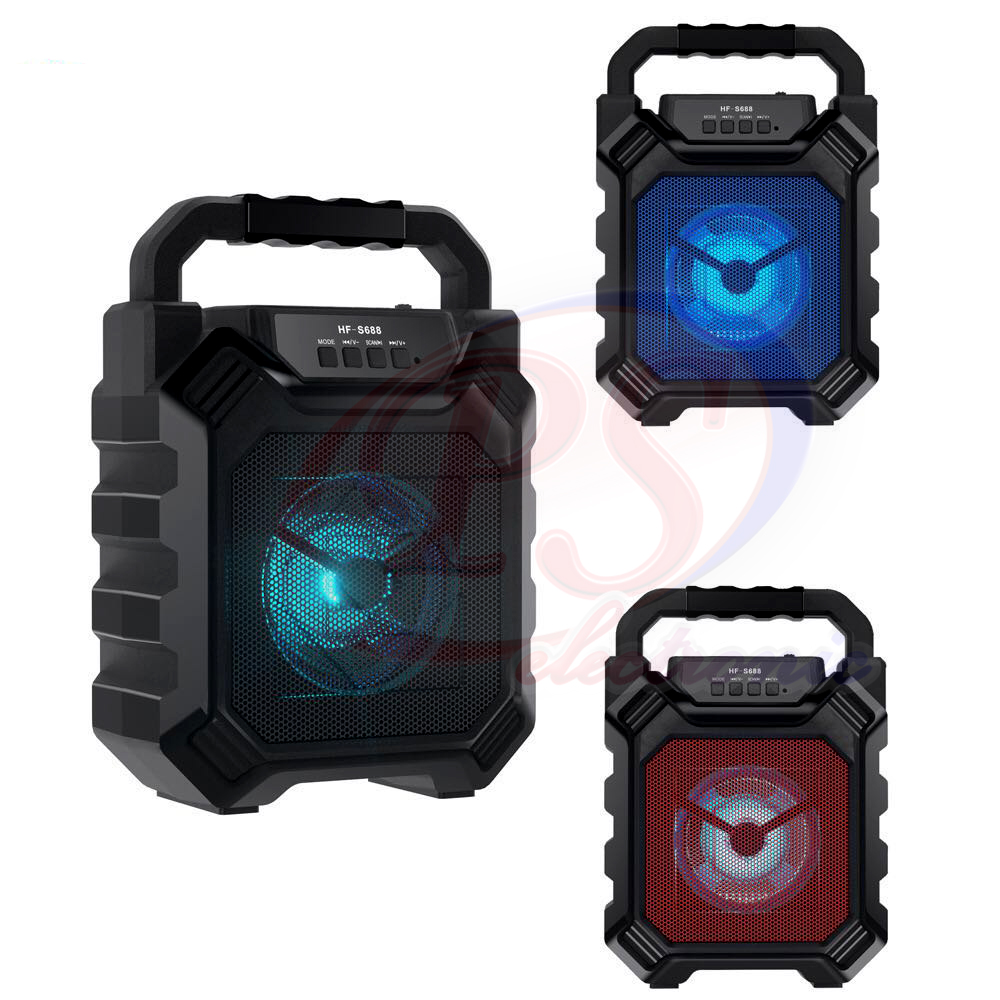 SPEAKER ลำโพงบลูทูธ S688 4นิ้ว